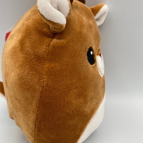 Squishmallow Rudolph The Red Nose Reindeer 5" Christmas Soft Plush Toy NWT HTF - Picture 8 of 8